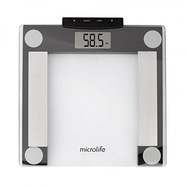 Microlife WS 80 Ψηφιακή Ζυγαριά με Λιπομετρητή σε Γκρι χρώμα