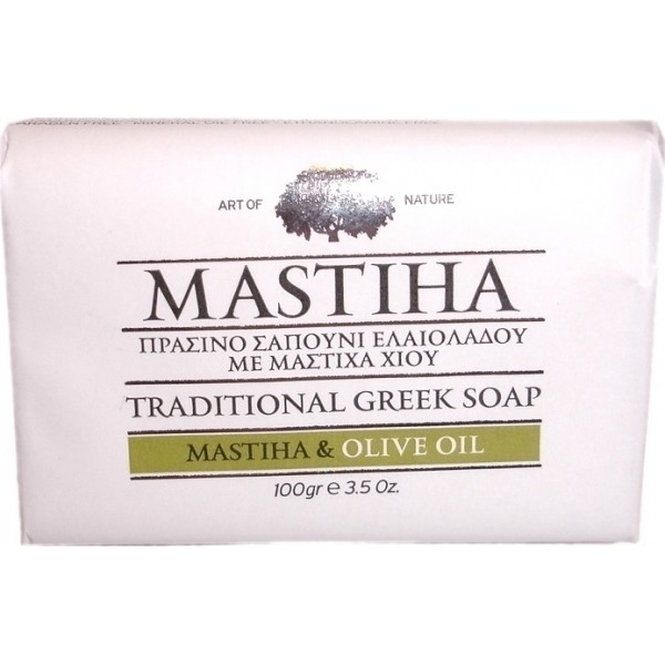 Mastihashop Πράσινο Σαπούνι Ελαιόλαδου με Μαστίχα Χίου 100gr