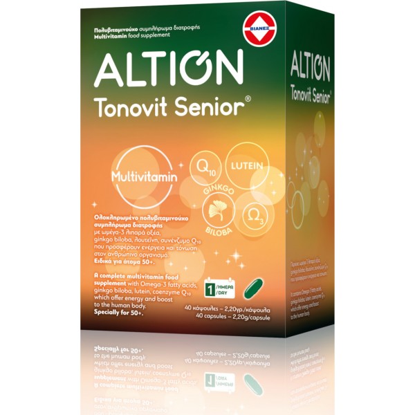Altion Tonovit Senior Multivitamin 40 κάψουλες Altion Tonovit Senior Multivitamin 40 κάψουλες