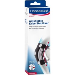 Hansaplast Sport Adjustable Stabilizer Επιγονατίδα σε Μαύρο χρώμα