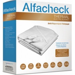 Alfacheck Thermal Electric Blanket 160x140cm - Διπλό θερμαινόμενο υπόστρωμα