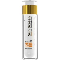 Frezyderm Sun Screen Color Velvet Αδιάβροχη Αντηλιακή Κρέμα Προσώπου SPF50 με Χρώμα 50ml
