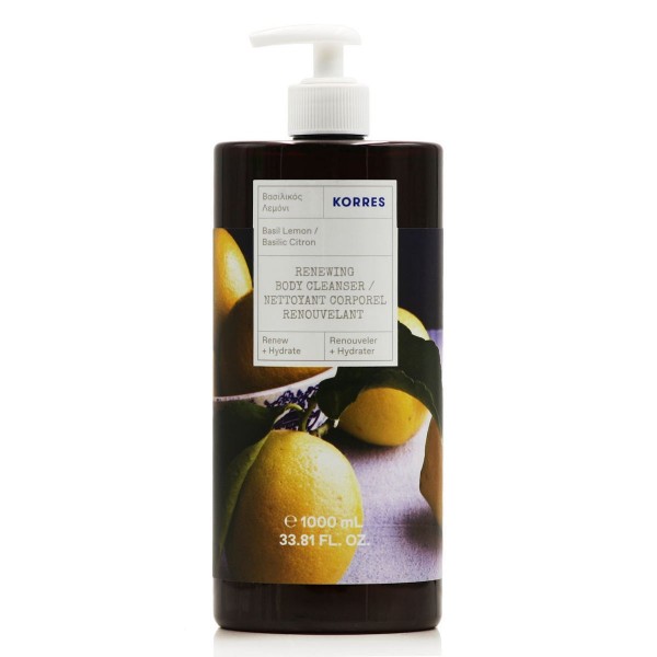 Korres Αφρόλουτρο Βασιλικός Λεμόνι 1000ml Korres Αφρόλουτρο Βασιλικός Λεμόνι 1000ml