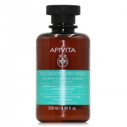 Apivita Oily Roots & Dry Ends Σαμπουάν Βαθύ Καθαρισμού για Λιπαρά Μαλλιά 250ml