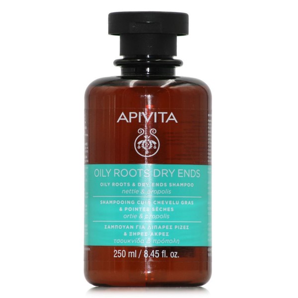 Apivita Oily Roots & Dry Ends Σαμπουάν Βαθύ Καθαρισμού για Λιπαρά Μαλλιά 250ml Apivita Oily Roots & Dry Ends Σαμπουάν Βαθύ Καθαρισμού για Λιπαρά Μαλλιά 250ml