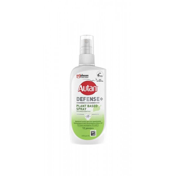 Autan Defense Plant Based Εντομοαπωθητική Λοσιόν σε Spray Κατάλληλη για Παιδιά 100ml