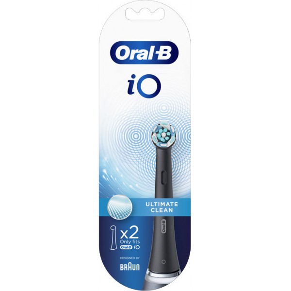 Oral-B Io Ultimate Clean Ανταλλακτικές Κεφαλές για Ηλεκτρική Οδοντόβουρτσα 2τμχ