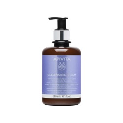 Apivita Cleansing Κρεμώδης Αφρός Καθαρισμού με Ελιά & Λεβάντα 300ml