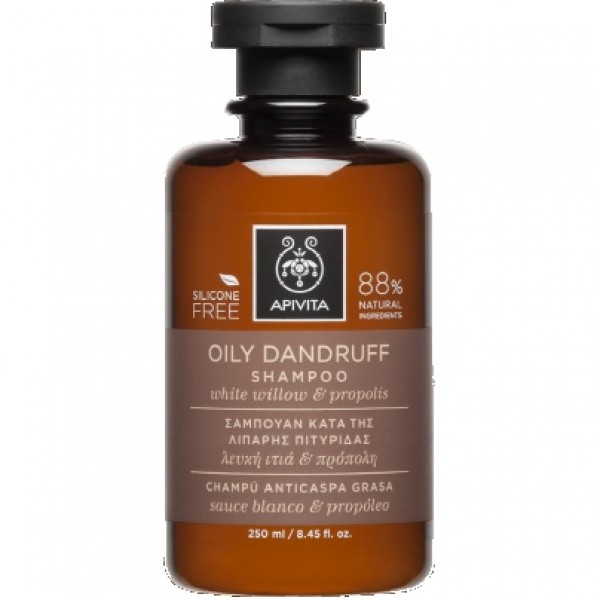 Apivita Oily Dandruff Shampoo with White Willow & Propolis 250ml