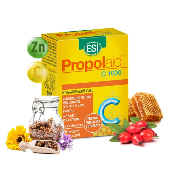 ESI Propolaid Propol C 1000mg 20αναβράζοντα δισκία ESI Propolaid Propol C 1000mg 20αναβράζοντα δισκία