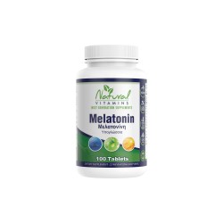 Natural Vitamins Melatonin 1mg Συμπλήρωμα για τον Ύπνο 100 ταμπλέτες