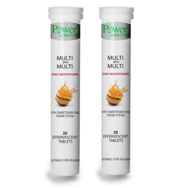 Power Health Multi + Multi με Στέβια, 24 Αναβράζοντα Δισκία & Vitamin C 500mg Πορτοκάλι, 20 Αναβράζοντα Δισκία Power Health Multi + Multi με Στέβια, 24 Αναβράζοντα Δισκία & Vitamin C 500mg Πορτοκάλι, 20 Αναβράζοντα Δισκία