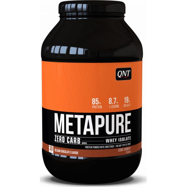 QNT Metapure Zero Carb Whey 908gr Belgian Chocolate