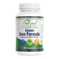 Iron Chelate Formula – Φόρμουλα Χηλικού Σιδήρου 50 και 100 Κάψουλες