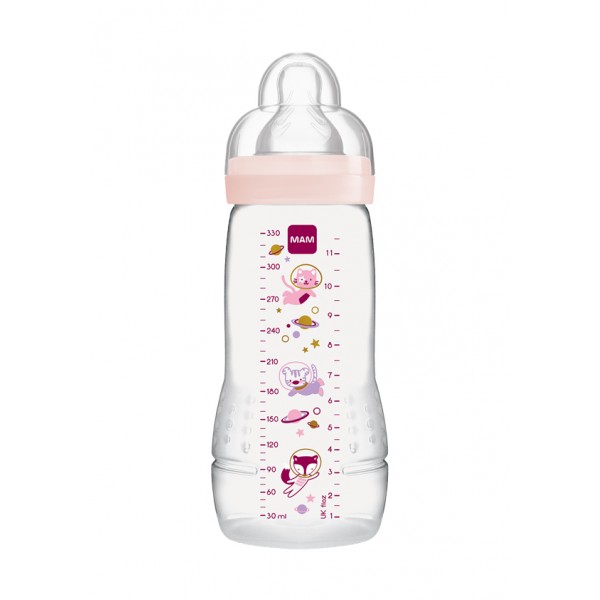 mam Μπιμπερό Easy Active™ Baby Bottle 330ml - Ροζ