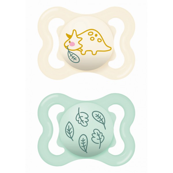 mam Πιπίλα Supreme Σιλικόνης 2-6 μηνών - Πράσινο