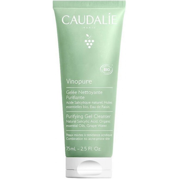 Caudalie Vinopure Gel Καθαρισμού Προσώπου για Ακνεϊκές Επιδερμίδες 75ml Caudalie Vinopure Gel Καθαρισμού Προσώπου για Ακνεϊκές Επιδερμίδες 75ml